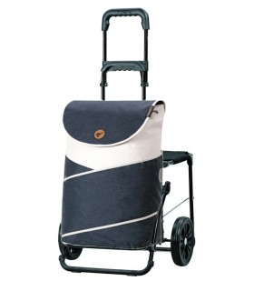 Chariot Siège Jarl Bleu Komfort Shopper Andersen, poussette marché 2 roues