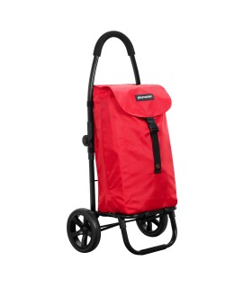 Chariot à roulette pliable Go Two Compact Playmarket, poussette 2 roues rouge