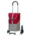 Chariot 6 roues Filip rouge scala Treppensteiger Andersen Shopper - poussette marché sac isotherme