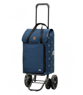 Chariot Course 4 roues Ivar bleu Quattro Shopper Andersen