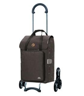 Chariot Course Scala Shopper Andersen Ivar gris - poussette de marché 6 roues