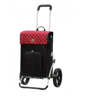 Poussette Marché Malit rouge Royal Shopper Andersen - chariot 2 roues en aluminium