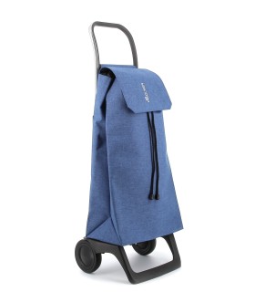 Chariot de Courses Jet Tweed Rolser 2 roues bleu marine - caddie course non pliable