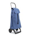 Chariot de Courses Jet Tweed Rolser 2 roues bleu marine - caddie course non pliable