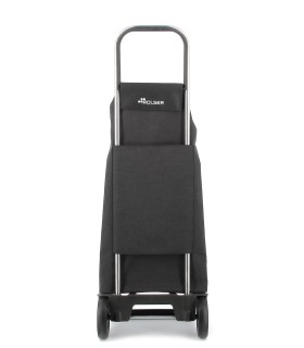 Chariot de Courses Jet Tweed Rolser 2 roues noir - caddie course non pliable