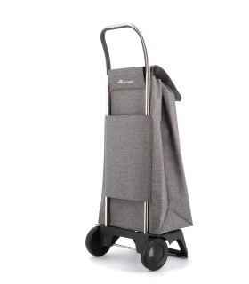 Chariot de Courses Jet Tweed Rolser 2 roues gris - caddie course non pliable