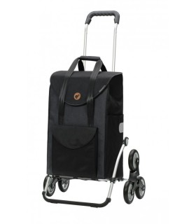Chariot de Course Senta Noir Treppensteiger Royal Shopper Andersen - poussette marche monte escalier