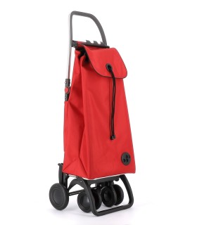 Chariot de courses 4 roues Imax MF Logic Pliable, chariot pliant, poussette de marché rolser, caddie course rouge