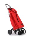 Chariot de courses 4 roues Imax MF Logic Pliable, chariot pliant, poussette de marché rolser, caddie course rouge