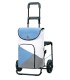 Poussette de Marché Komfort Shopper Ester Bleu Andersen - Chariot siège 2 roues