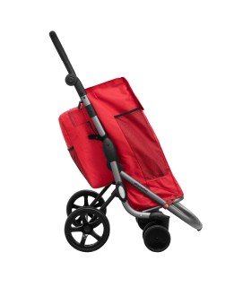 Chariot à pousser Go Plus Premium Playmarket Rouge - Poussette de Marché