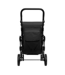 Chariot à pousser Go Plus Premium Playmarket Noir - Poussette de Marché