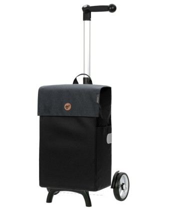 Chariot Course 2 roues Hera Noir Unus Shopper Fun Andersen