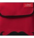 Chariot 2 roues Sac Rouge Motif Moustache Les Artistes Paris