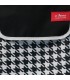 Chariot 2 roues Sac Motif Pied de Poule Noir Les Artistes Paris