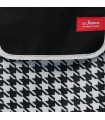 Chariot 2 roues Sac Motif Pied de Poule Noir Les Artistes Paris