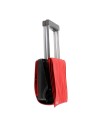 Chariot de courses plegamatic rouge, caddie course 2 roues pliable