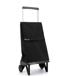 Chariot de courses plegamatic noir, caddie course 2 roues pliable