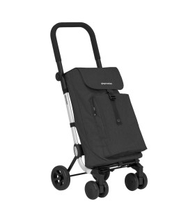 Poussette de Marché Go Lite Chariot Playmarket - Chariot course 4 roues sac noir