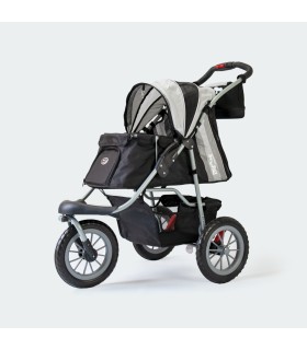 Poussette Chien Innopet Comfort EFA Black Silver