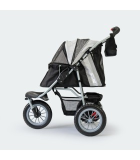 Poussette Chien Innopet Comfort EFA Black Silver