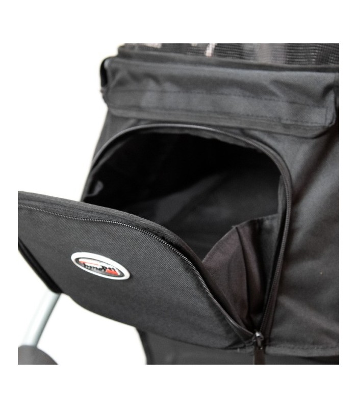 Poussette Chien Innopet Comfort EFA Black Silver