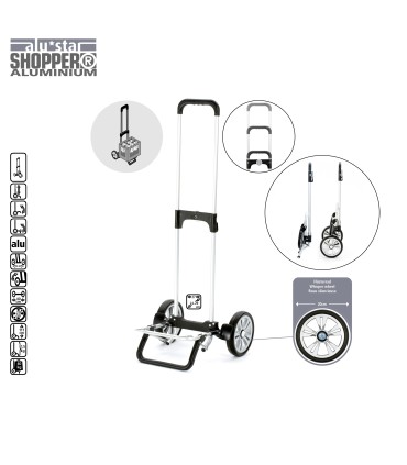 Chariot Andersen 2 roues Alu Star Shopper Tamo