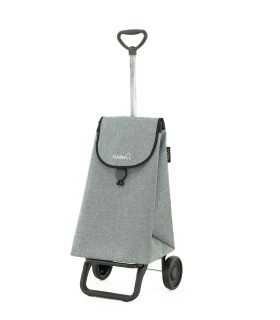 Poussette de Marché Télescopique Tweed Garmol - Gris - chariot de course 2 roues