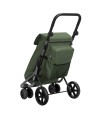 Chariot à pousser Go Plus Premium Playmarket - Vert Olive - poussette de marché