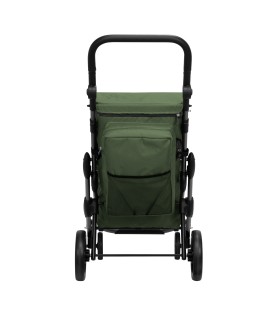 Chariot à pousser Go Plus Premium Playmarket - Vert Olive - poussette de marché