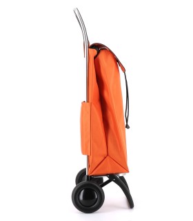 Chariot de courses Rolser - IMAX MF 2 Roues - sac orange