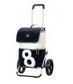 Chariot Andersen Royal Shopper 360° Mole bleu - poussette de marché