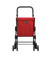 Poussette de Marché We Go Premium Playmarket rouge - chariot 4 roues