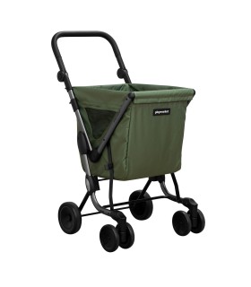 Poussette de Marché We Go Premium Playmarket vert - chariot 4 roues