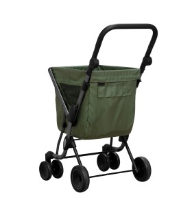 Poussette de Marché We Go Premium Playmarket vert - chariot 4 roues