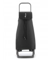 Rolser - JET LN Chariot de courses noir, poussette de marché 2 roues, chariot pliable à plat