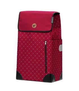 sac caddy course andersen sofia rouge - poussette marché