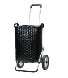 Chariot Andersen Royal Shopper Silja noir - poussette marché caddie 2 roues