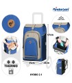 Sac Hydro 2.1 bleu pour Chariot Andersen isotherme