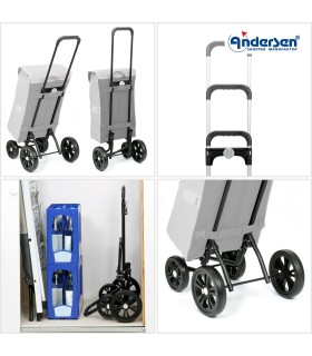 Chariot de Courses 4 roues Quattro Shopper Andersen