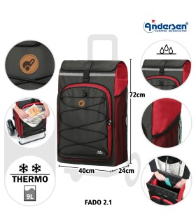 sac fado rouge andersen dimensions