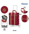 sac pour chariot de course andersen ipek mi rouge