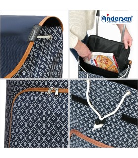 sac pour chariot de course famke bleu andersen