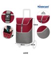 sac pour chariot Andersen Lasse rouge