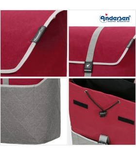 sac pour chariot Andersen Lasse rouge