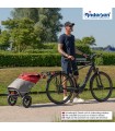 Chariot Vélo à Roues Pneumatiques Royal Shopper Plus Lasse rouge