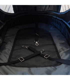 Poussette chien Innopet Deluxe Sport Rouge avec laisse