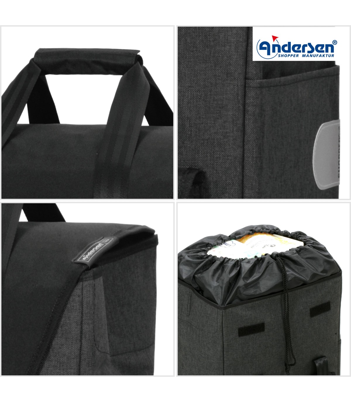 Andersen Shopper - Sac Senta - poussette de marché
