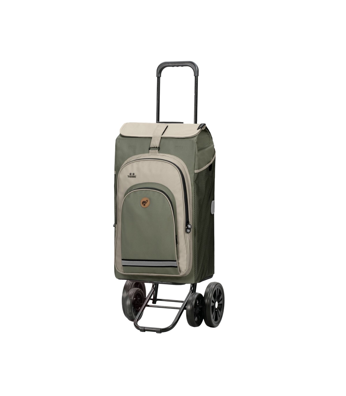 Chariot Course Hydro Andersen Quattro Shopper avec sac isotherme et châssis poussette marché 4 roues