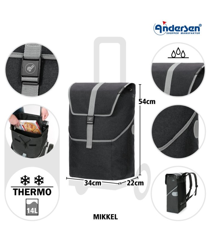 Chariot 2 Roues Scala Shopper Plus Mikkel Andersen